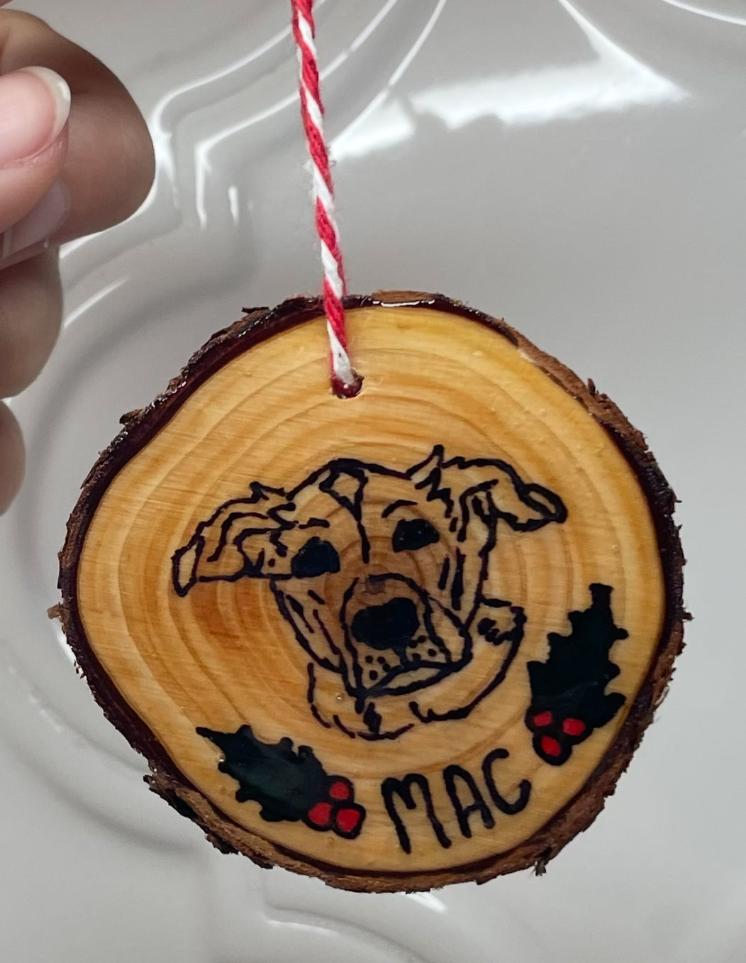 Hand-Draw Custom Ornament