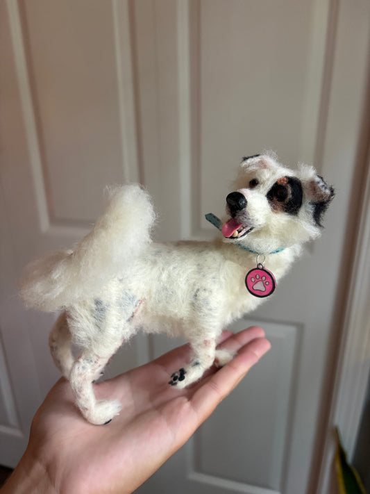 Regular-Size Custom Needle-Felted Pet Sculptures