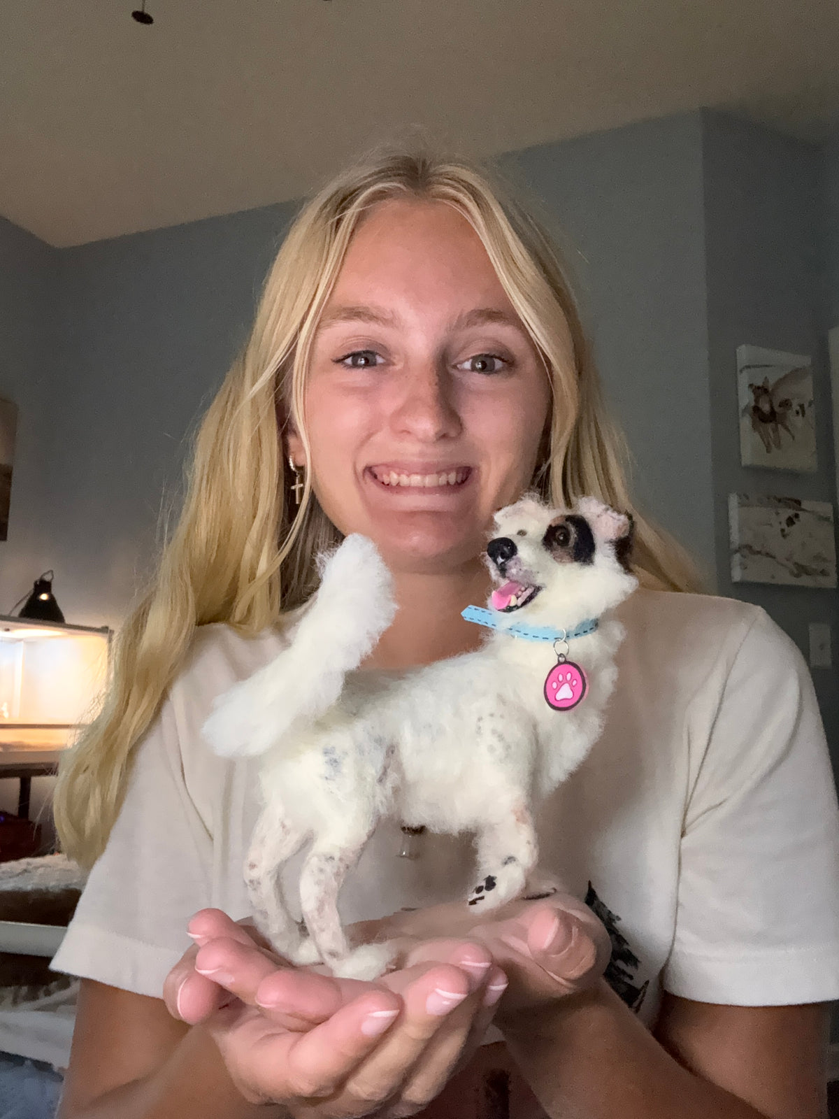 Regular-Size Custom Needle-Felted Pet Sculptures