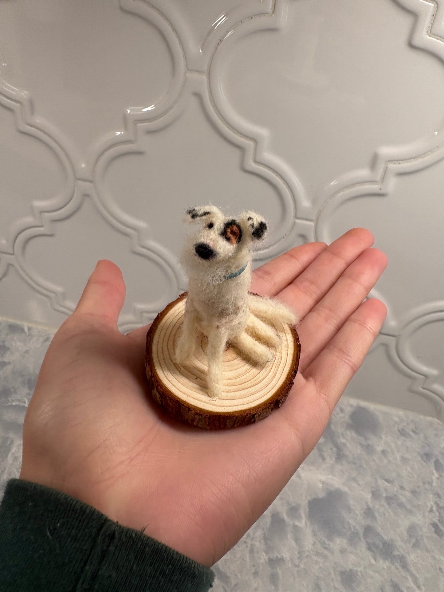 Mini Custom Needle-Felted Pet Scultpures