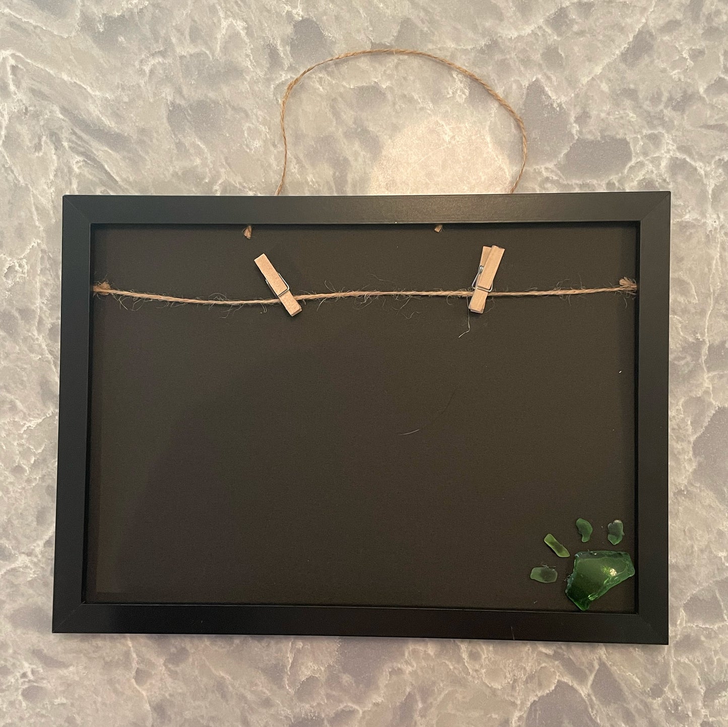 Green Colored Beach Glass